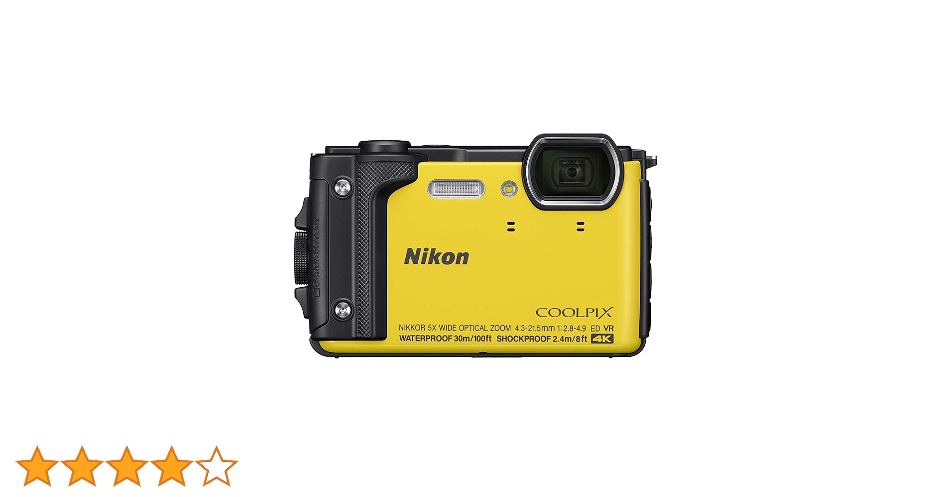 Nikon W300 Waterproof Underwater Digital Camera with TFT LCD
